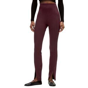 Lululemon Stretch Knit High-Rise Pull-On Pant Garnet Purple Women's Size XS NEW